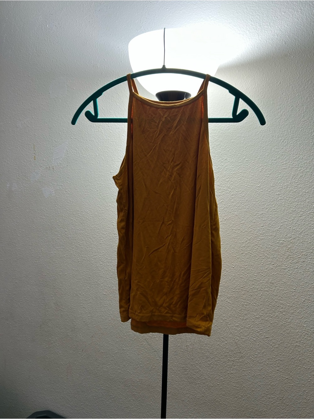 Women's Mustard Tank Top - Lightweight Sleeveless Top